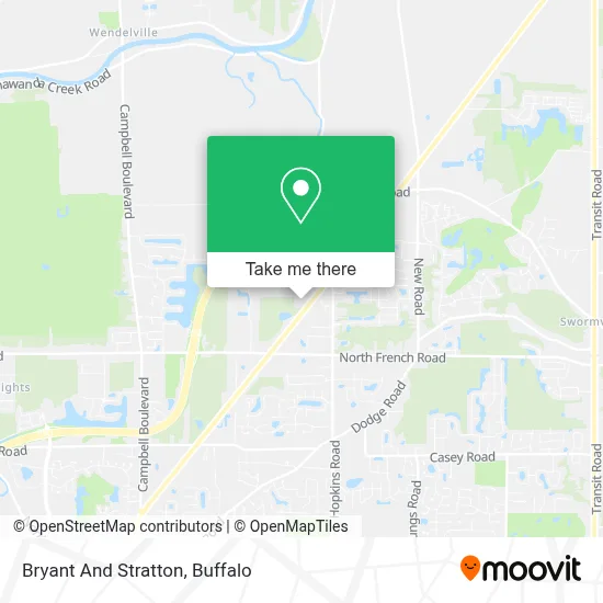 Bryant And Stratton map