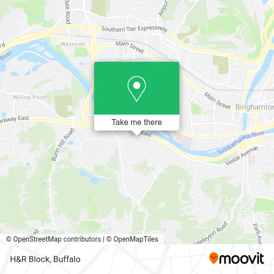 H&R Block map