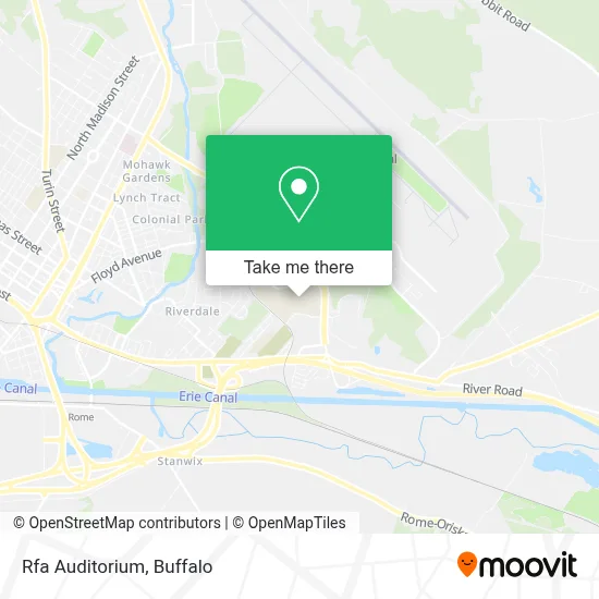 Rfa Auditorium map