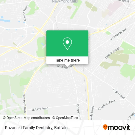 Rozanski Family Dentistry map