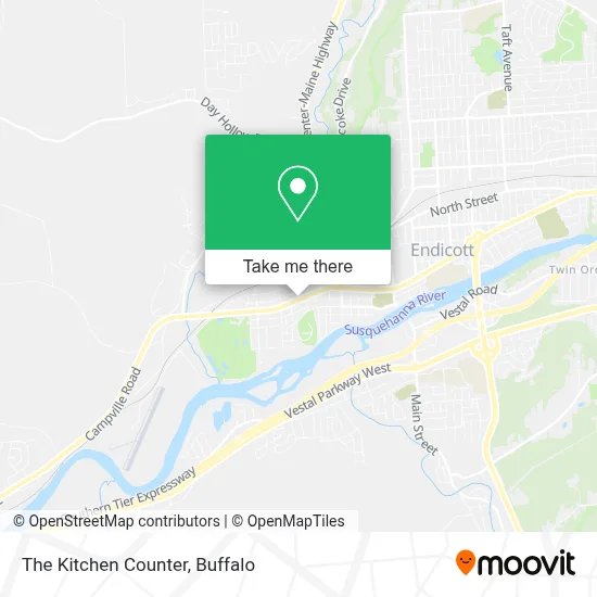 The Kitchen Counter map