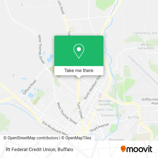 Rt Federal Credit Union map