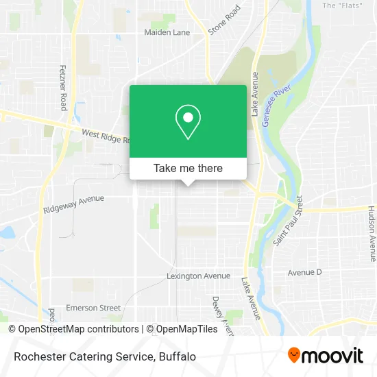 Rochester Catering Service map