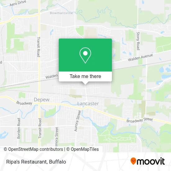 Ripa's Restaurant map