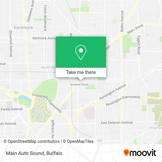Main Auto Sound map