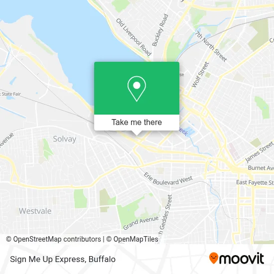 Sign Me Up Express map