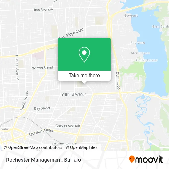 Rochester Management map