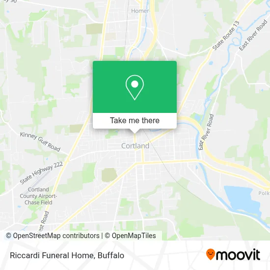 Riccardi Funeral Home map