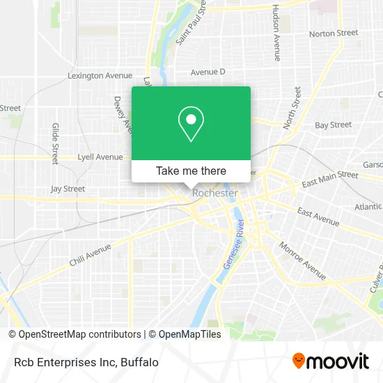Rcb Enterprises Inc map