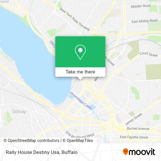 Rally House Destiny Usa map