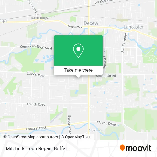 Mitchells Tech Repair map