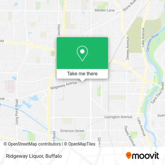 Ridgeway Liquor map