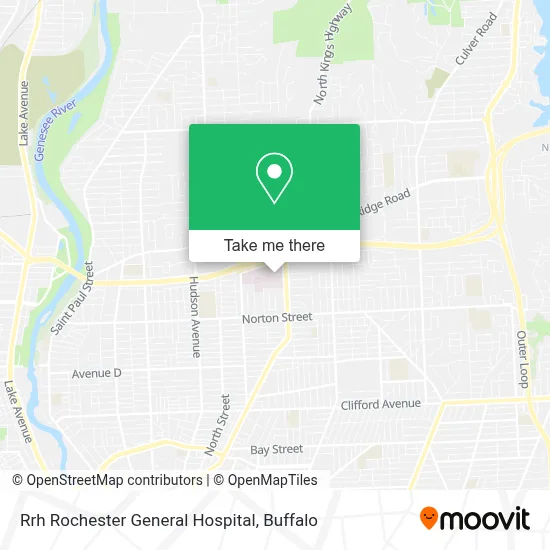 Rrh Rochester General Hospital map