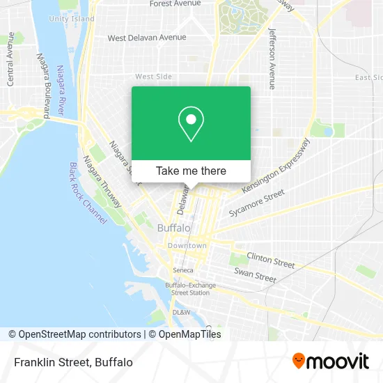 Rue Franklin map
