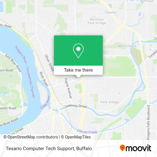 Tesario Computer Tech Support map