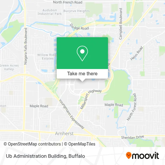 Ub Administration Building map