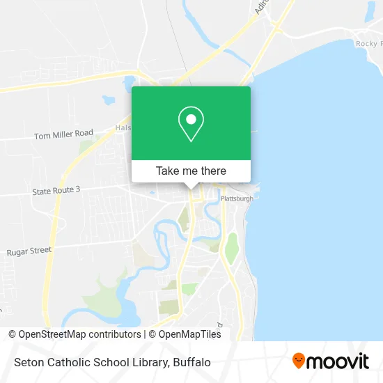 Seton Catholic School Library map