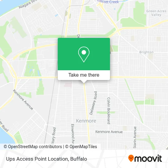 Ups Access Point Location map