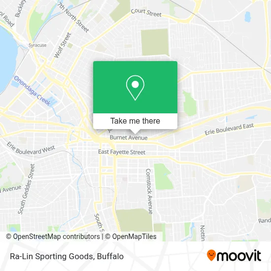 Ra-Lin Sporting Goods map