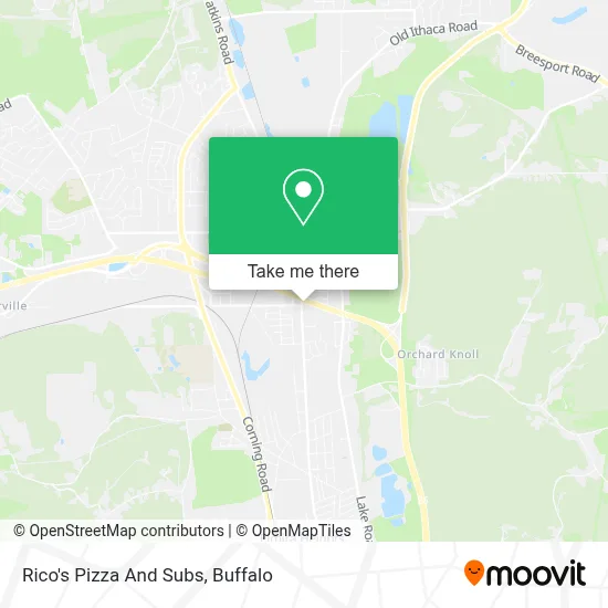 Rico's Pizza And Subs map