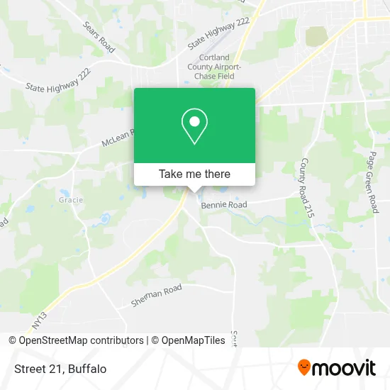 Rue 21 map