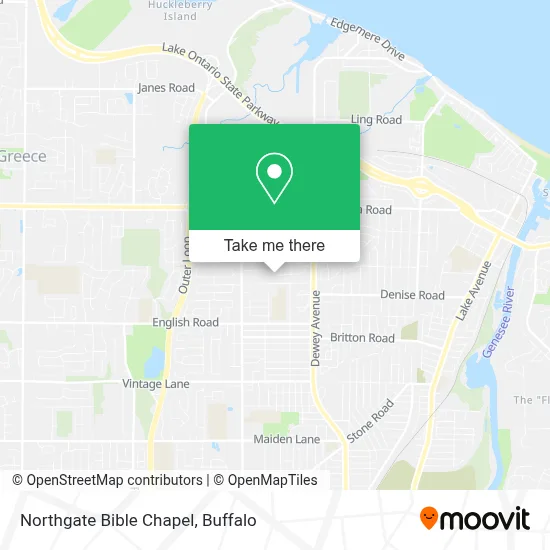 Northgate Bible Chapel map
