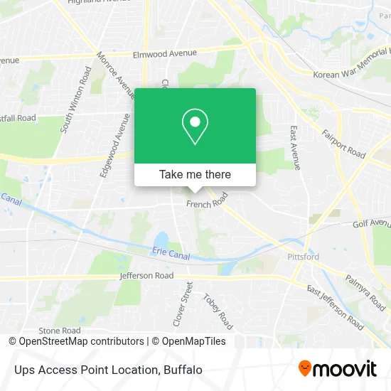 Ups Access Point Location map