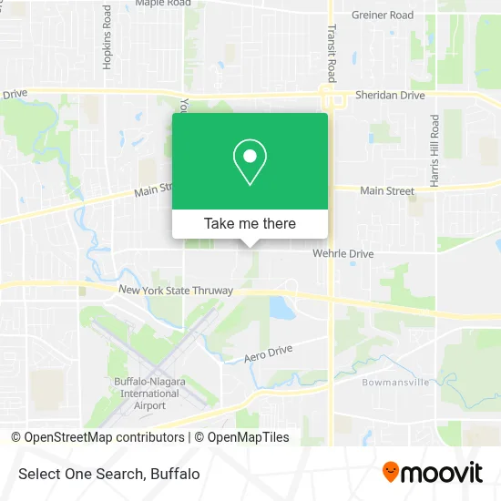 Select One Search map