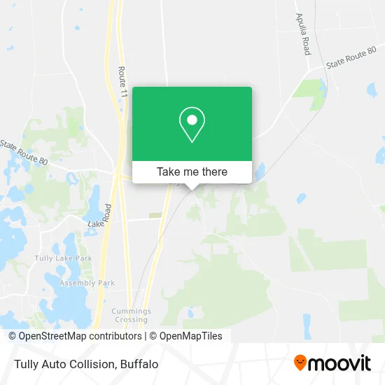 Tully Auto Collision map