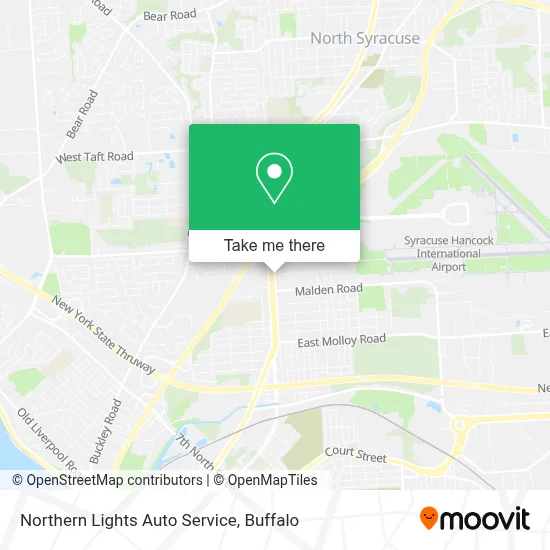 Northern Lights Auto Service map