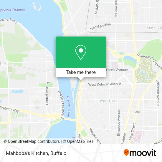 Mahboba's Kitchen map