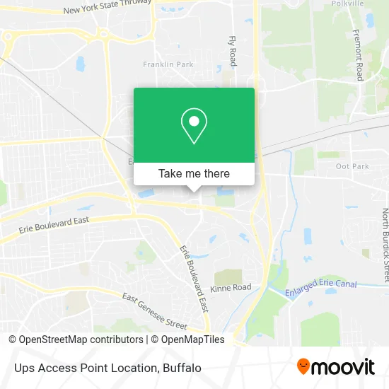 Ups Access Point Location map