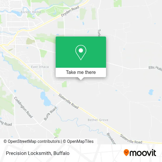 Precision Locksmith map