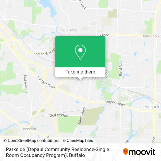 Parkside (Depaul Community Residence-Single Room Occupancy Program) map