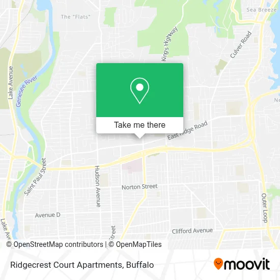 Ridgecrest Court Apartments map