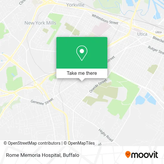 Rome Memoria Hospital map