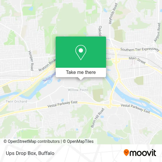Ups Drop Box map