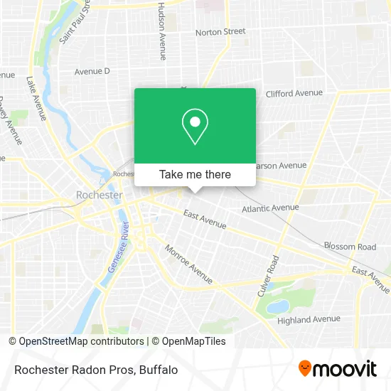 Rochester Radon Pros map
