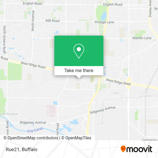 Rue21 map