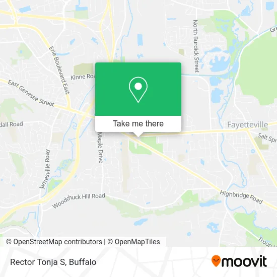 Rector Tonja S map