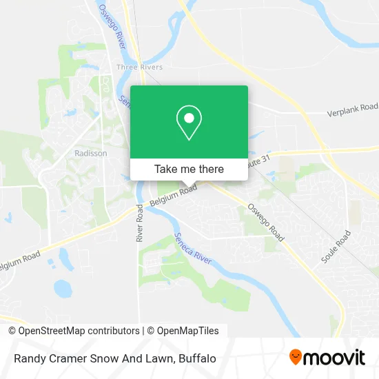 Randy Cramer Snow And Lawn map