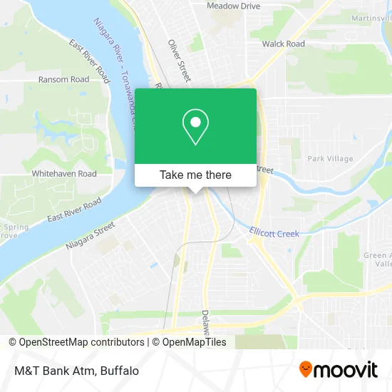 M&T Bank Atm map