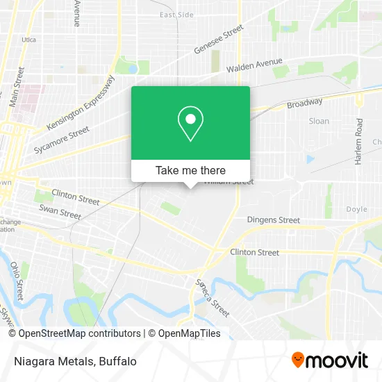 Niagara Metals map