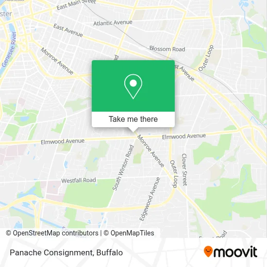 Panache Consignment map
