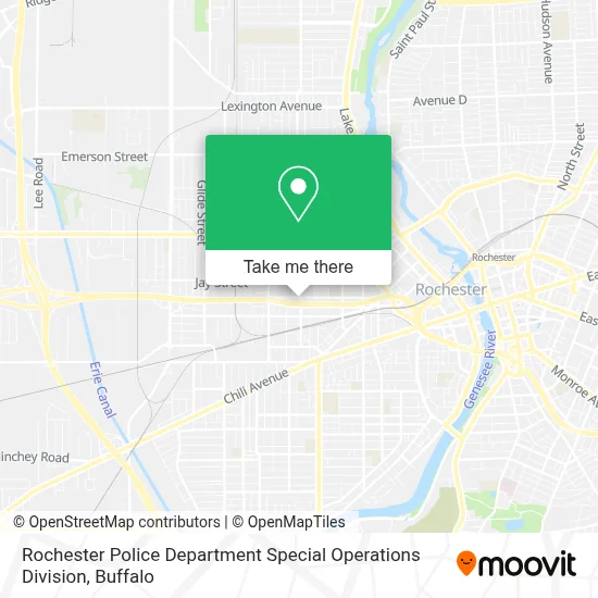 Rochester Police Department Special Operations Division map