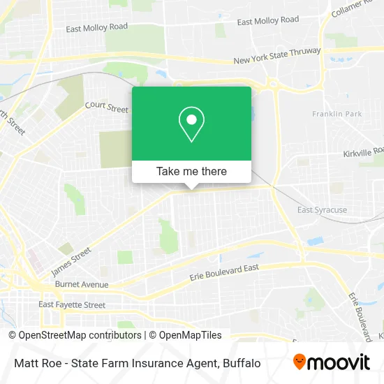 Matt Roe - State Farm Insurance Agent map