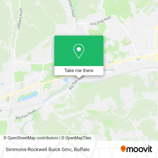 Simmons-Rockwell Buick Gmc map