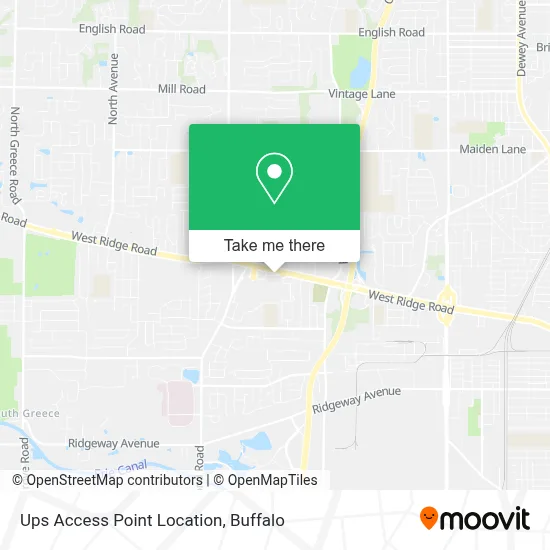 Ups Access Point Location map