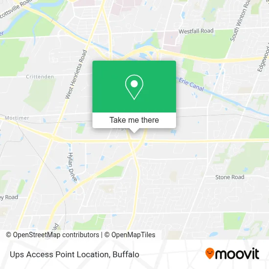 Ups Access Point Location map