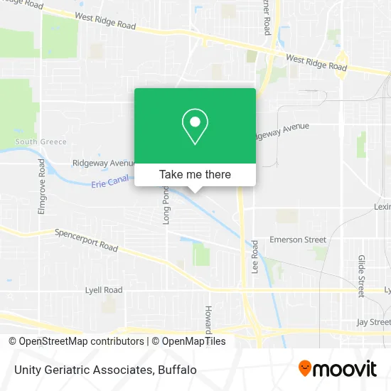 Unity Geriatric Associates map